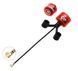 Антенна 5.8G RHCP Rush Cherry 2 II 87mm 1.8Dbi с радиальными диполями, Y-UFL, красная, для FPV дронов