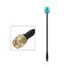 Антена RHCP 5.8G FOXEER Lolipop V4+ Plus 150mm 2.6Dbi, SMA-Male прямий, блакитна, для FPV дронів