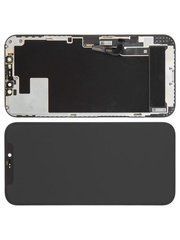 Дисплей iPhone 12, 12 PRO модуль в зборі з тачскріном та рамкою чорний, HC TFT, High Copy, з рамкою