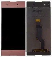Дисплей Sony Xperia XA1 Ultra Dual G3212 модуль в зборі з тачскріном, рожевий, Original, Original, без рамки