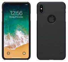 Чохол для телефону iPhone XS Max чохол чорний, матовий, пластик, з підставкою