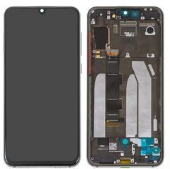 Дисплей Xiaomi Mi 9 SE, M1903F2G модуль в зборі з тачскріном, чорний, з рамкою, Original New, Original, з рамкою