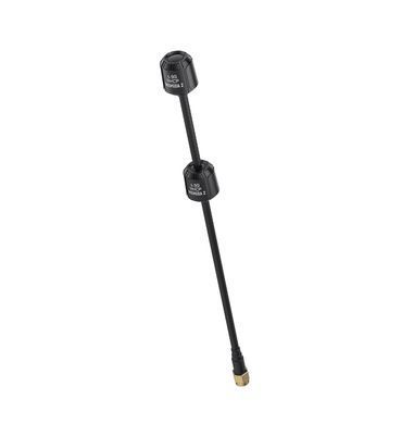 Антенна 4.9G RHCP GEPRC Momoda2 DUAL 170+57mm 3.8Dbi, SMA-Male прямой, черная, для FPV дронов