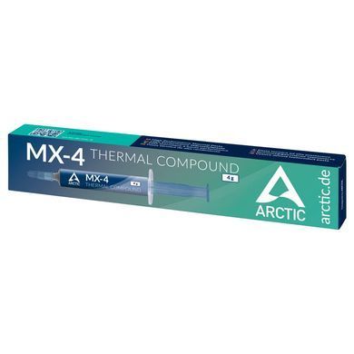 Термопаста ARCTIC AC MX-4 4g 8.5W/mK, професійна термопаста для CPU, GPU, ПК та ноутбуків