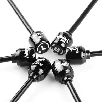 Антенна RHCP 5.8G HGLRC Hammer 135mm 2.5Dbi, SMA-Male прямой, черная, для FPV дронов