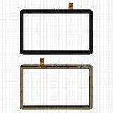 Тачскрін для планшету Nomi c10104 Terra S 10 "3G, 10,1", 156х247мм 30 pin, чорний, # RP-400A-10.1-FP, High Copy, без рамки