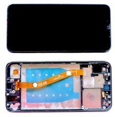 Дисплей Huawei P Smart Plus модуль в зборі з тачскріном, з рамкою Original PRC, чорний, Original PRC, з рамкою