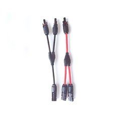 Розгалужувач MC4 Y 2&rarr;1 1000V 30A, комплект Male/Female, з кабелем 4 мм&sup2; для сонячних панелей