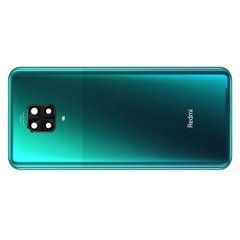 Задняя крышка для смартфона Xiaomi Redmi Note 9 Pro со стеклом камеры зеленая, Original PRC