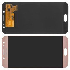Дисплей Samsung J730 Galaxy J7 (2017) модуль в сборе с тачскрином, розовый, TFT HC, High Copy, без рамки
