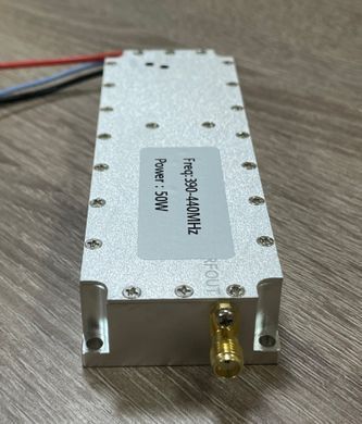 Усилительный модуль РЭБ GaN Anti Drone YNX-390M, 50W (390-440MHz), джаммер 390МГц, с циркулятором, на GaN
