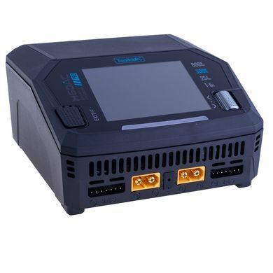 Зарядний пристрій для батарей FPV ToolkitRC M6DAC Pro 300Wx2 30A, XT60, балансування 2-6S, вбудований БЖ + бездротова зарядка