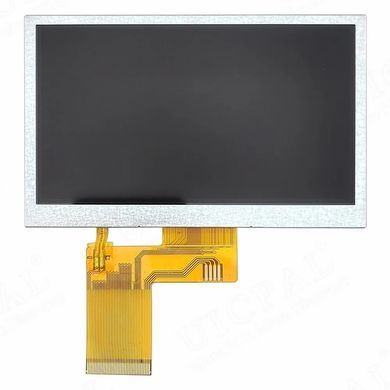 Дисплей IPS LCD 4.3" 480&times;272, RGB 24-bit, 40-pin, NV3047, 500L для вбудованих систем, пристроїв