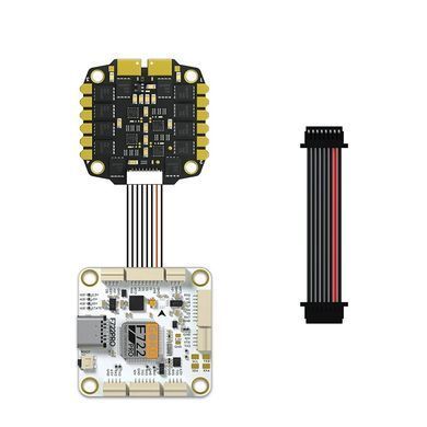 Кабель с разъемами JST SH 1.0мм Female, 8pin, 4см, двухсторонний для FPV полетных контроллеров, Flywoo