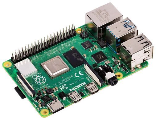 Одноплатный ПК Raspberry 4 Pi Model B 4GB ARM Cortex-A72 WiFi Bluetooth HDMI для IoT, DIY-проектов