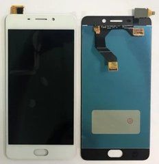 Дисплей Meizu M6 Note модуль в сборе с тачскрином, Original PRC, белый, Original PRC, без рамки