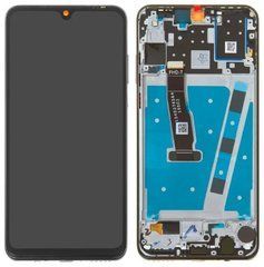 Дисплей Huawei P30 Lite модуль в зборі з тачскріном, чорний, з рамкою, HC, High Copy, з рамкою