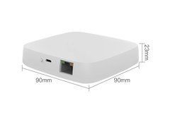 Шлюз MOES Zigbee 3.0 Gateway Hub, провідний міст для розумного дому, Tuya, Alexa, Google Home