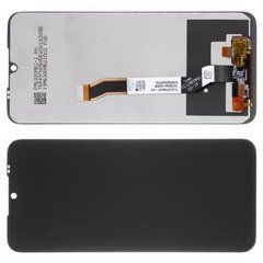 Дисплей Xiaomi Redmi Note 8T модуль в сборе с тачскрином, без лого, черный, High Copy, High Copy, без рамки