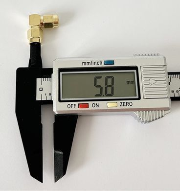 Перехідник SMA-Male to RP-SMA-Male кутовий