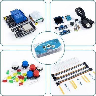 Набор начинающего TENSTAR ROBOT Basic Starter Kit для обучения и разработки на ESP32, с макетной платой
