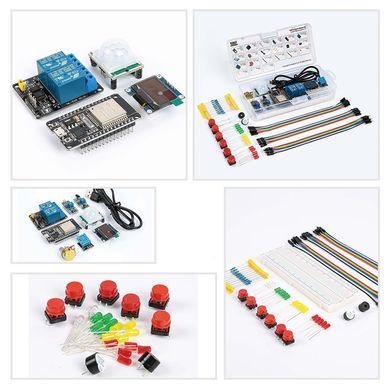 Набор начинающего TENSTAR ROBOT Basic Starter Kit для обучения и разработки на ESP32, с макетной платой