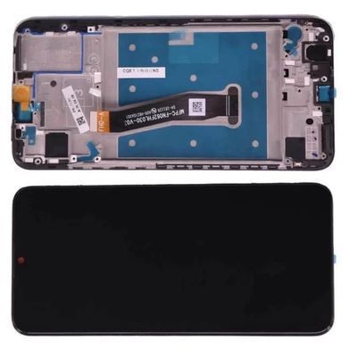 Дисплей Huawei P Smart 2019 модуль в сборе с тачскрином с рамкой, черный, Original PRC, Original PRC, с рамкой