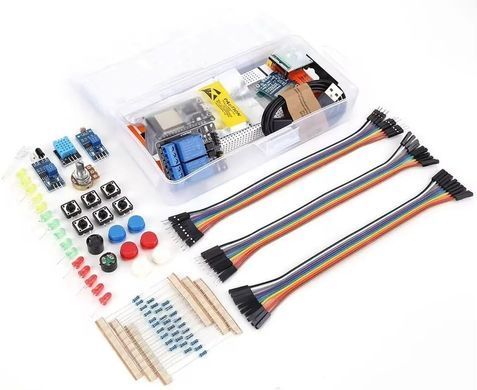 Набор начинающего TENSTAR ROBOT Basic Starter Kit для обучения и разработки на ESP32, с макетной платой