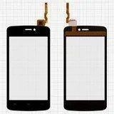 Сенсорный экран для смартфона Qumo Quest 401, 402 # ZXC040-010A1, черный, High Copy, без рамки