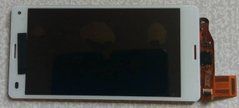 Дисплей Sony Xperia Z3 Compact Mini D5803, D5833 модуль в зборі з тачскріном, білий, без рамки