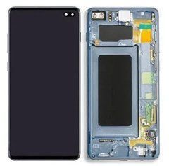 Дисплей Samsung G975 Galaxy S10 plus модуль в зборі з тачскріном, зелений, з рамкою, Original (PRC), Original, з рамкою