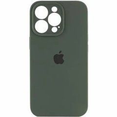 Чохол для телефону iPhone 13 Pro силікон, темно-зелений