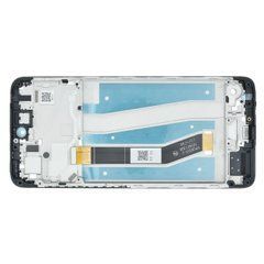 Дисплей Motorola Moto G14 XT2341 модуль в сборе с тачскрином и рамкой, Original PRC, черный, Original PRC, с рамкой