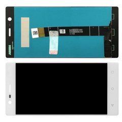 Дисплей Nokia 3 Dual Sim модуль в зборі з тачскріном, білий, High Copy, без рамки