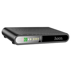 Пристрій безперебійного живлення для роутера Hoco DB63 Portable DC UPS, 10000 mah, чорний