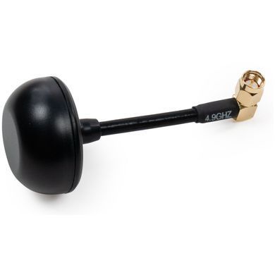 Антенна 4.9G RHCP Skyzone Mushroom 110mm 8Dbi, SMA-Male угловой, черная, для FPV дронов