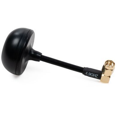 Антенна 4.9G RHCP Skyzone Mushroom 110mm 8Dbi, SMA-Male угловой, черная, для FPV дронов
