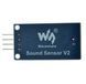 Модуль датчика звука Waveshare на микрофонном усилителе LM386 и компараторе LM393