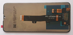 Дисплей Motorola Moto E7 XT2095 модуль в сборе с тачскрином, черный, High Copy, без рамки