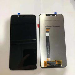Дисплей Nokia 8.1 модуль в сборе с тачскрином, черный, High Copy, без рамки