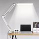 Настільна LED лампа 10W на струбцині 326mm, USB-живлення 5V, регульована, 3 рівні яскравості, біла