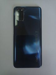Задня кришка зі склом камери для телефону OPPO A52, Original PRC, чорна, Original PRC
