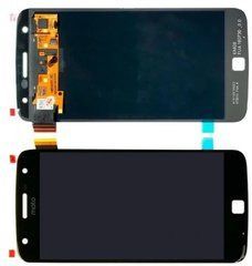Дисплей Motorola Moto Z Play XT1635 модуль в зборі з тачскріном, чорний, OLED, Original PRC, без рамки