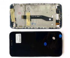 Дисплей GENERAL MOBILE GM 8 GO модуль в зборі з тачскріноми рамкой, чорний. original PRC, High Copy, з рамкою