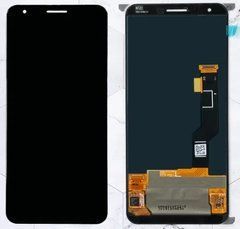 Дисплей Google Pixel 3a XL модуль в зборі з тачскріном, Original PRC, чорний, Original PRC, без рамки