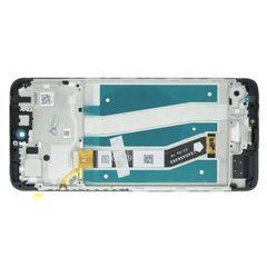 Дисплей Motorola Moto G14 XT2341 модуль в сборе с тачскрином и рамкой, Service Original, черный, Original, с рамкой
