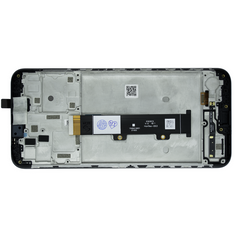 Дисплей Motorola Moto G10 XT2127 модуль в зборі з тачскріном і рамкою, Original PRC, чорний, Original PRC, з рамкою