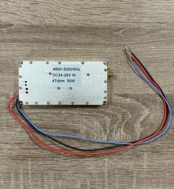 Підсилювальний модуль 4800-5000MHz РЕБ GaN Anti Drone YNX-4.9G, 50W, з циркулятором, на GaN транзисторі
