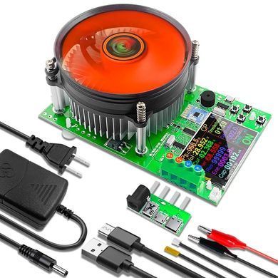 Тестер электронной нагрузки ATORCH DL24 150W, 5&ndash;30V/20A, измеритель емкости и мощности для тестирования БЖ/АКБ