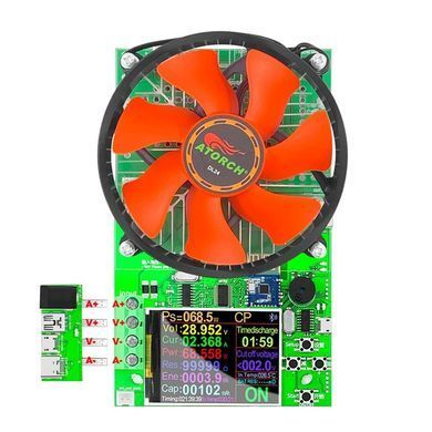 Тестер электронной нагрузки ATORCH DL24 150W, 5&ndash;30V/20A, измеритель емкости и мощности для тестирования БЖ/АКБ
